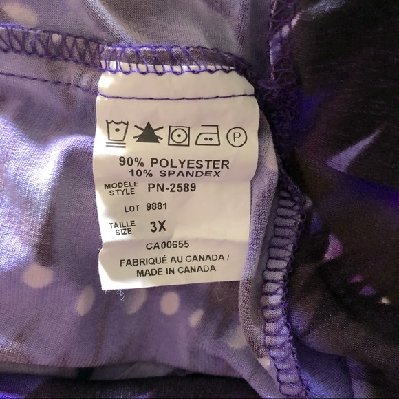 MXM Purple Print Halter Top - Picture 6 of 7